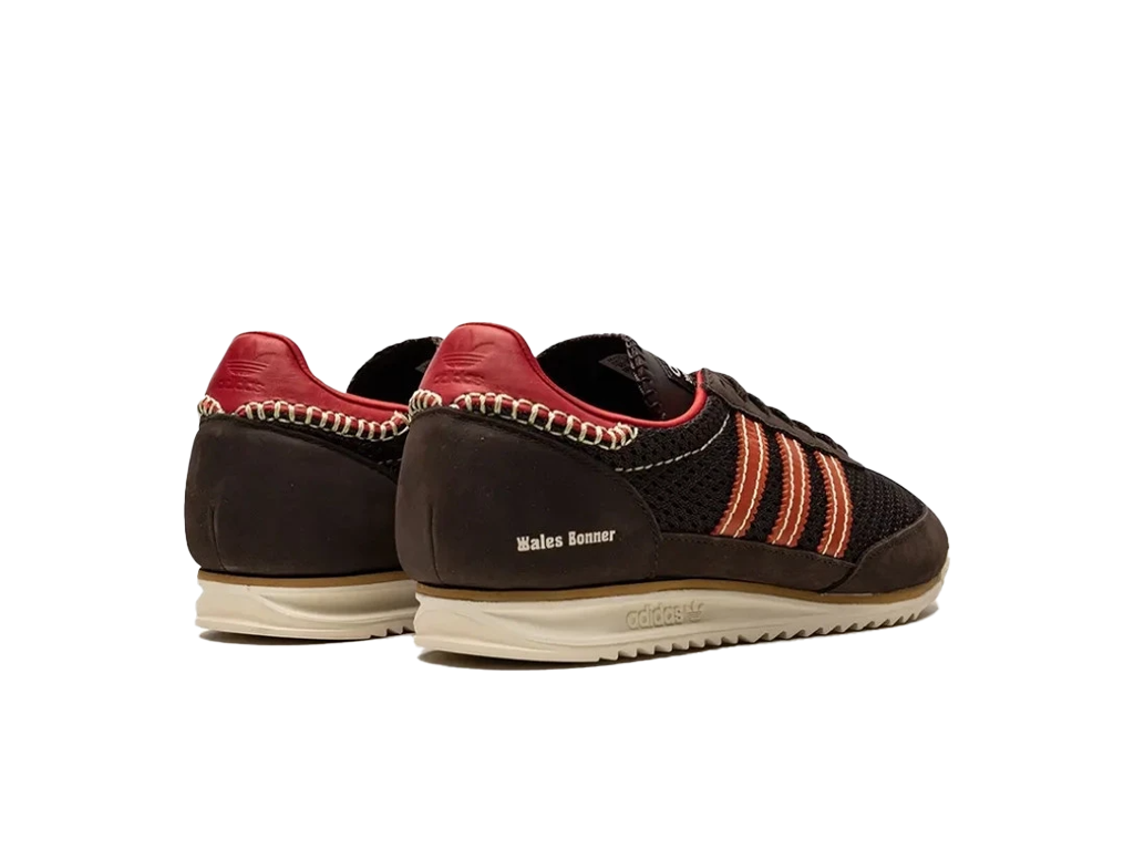 Wales Bonner x adidas SL72 Knit Brown – кросівки – фото 4 з 5