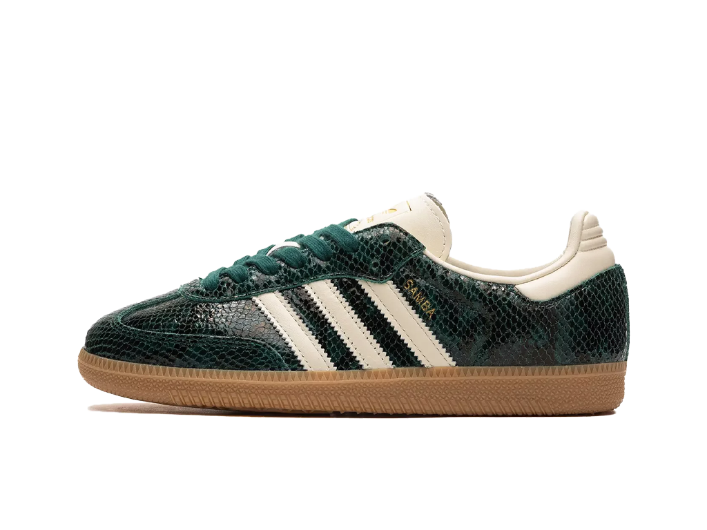 Wmns Samba OG Collegiate Green Gum Snakeskin-Adidas-pikastore.cz