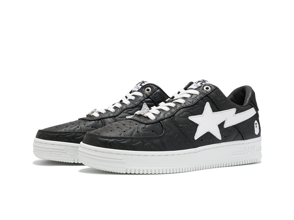 Wmns Bapesta #3 Line Camo Black