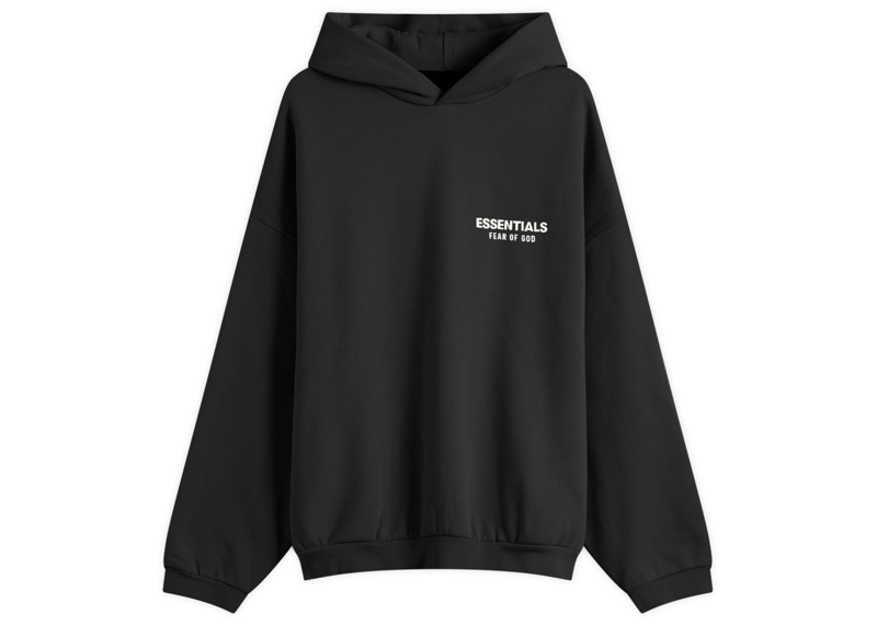 Fear of God Essentials Fleece Hoodie S24 Black-Fear of God-pikastore.cz