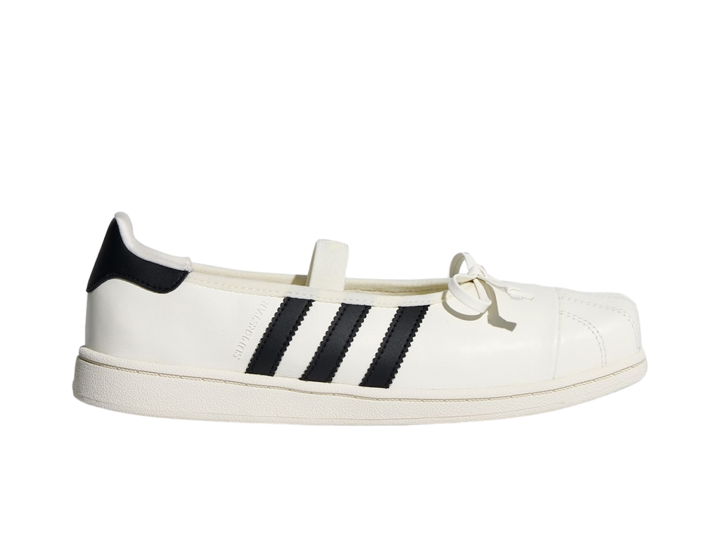 adidas Superstar Square Toe Ballet JENNIE Off White Black (Women's) – sneakersy – zdjęcie 3 z 5