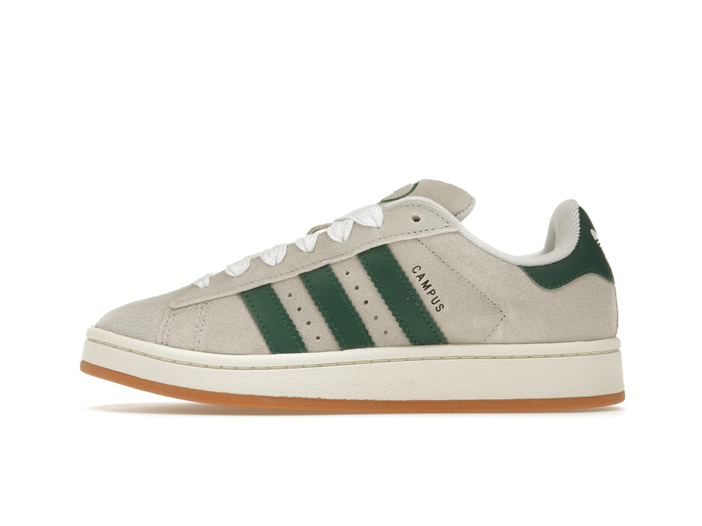 Adidas Campus 00s Crystal White Dark Green (Women's)-sneakers-Adidas-pikastore.cz