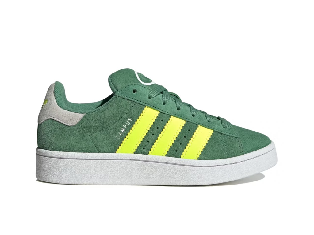 Adidas Campus 00s Preloved Green Solar Yellow (Kids)-sneakers-Adidas-pikastore.cz