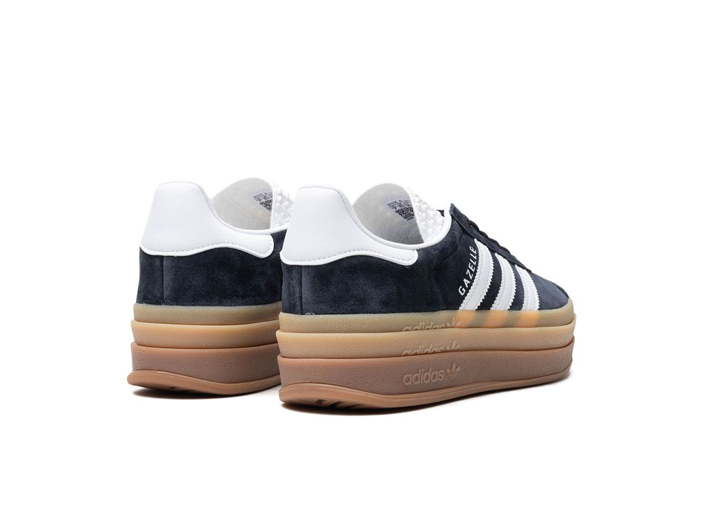 Adidas Gazelle Bold Black White Gum (Women's)-sneakers-Adidas-pikastore.cz