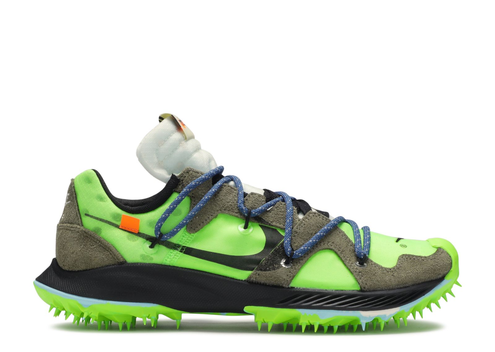 Off-White x Wmns Air Zoom Terra Kiger 5 Athlete in Progress - Electric Green