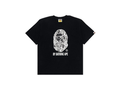 BAPE Comic Art Ape Head Tee Black