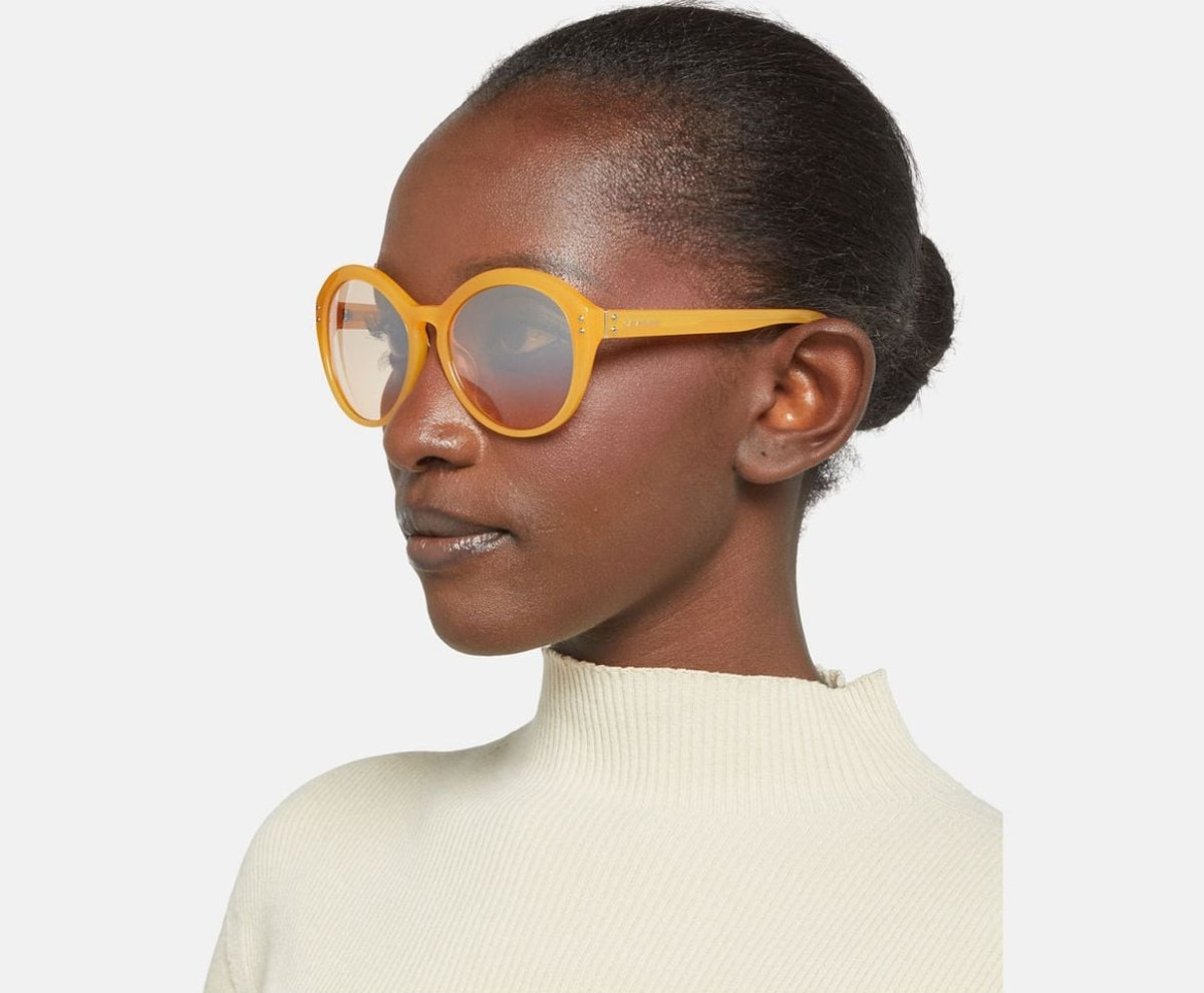 Calvin Klein Sunglasses Light Orange – akcesoria – zdjęcie 4 z 4