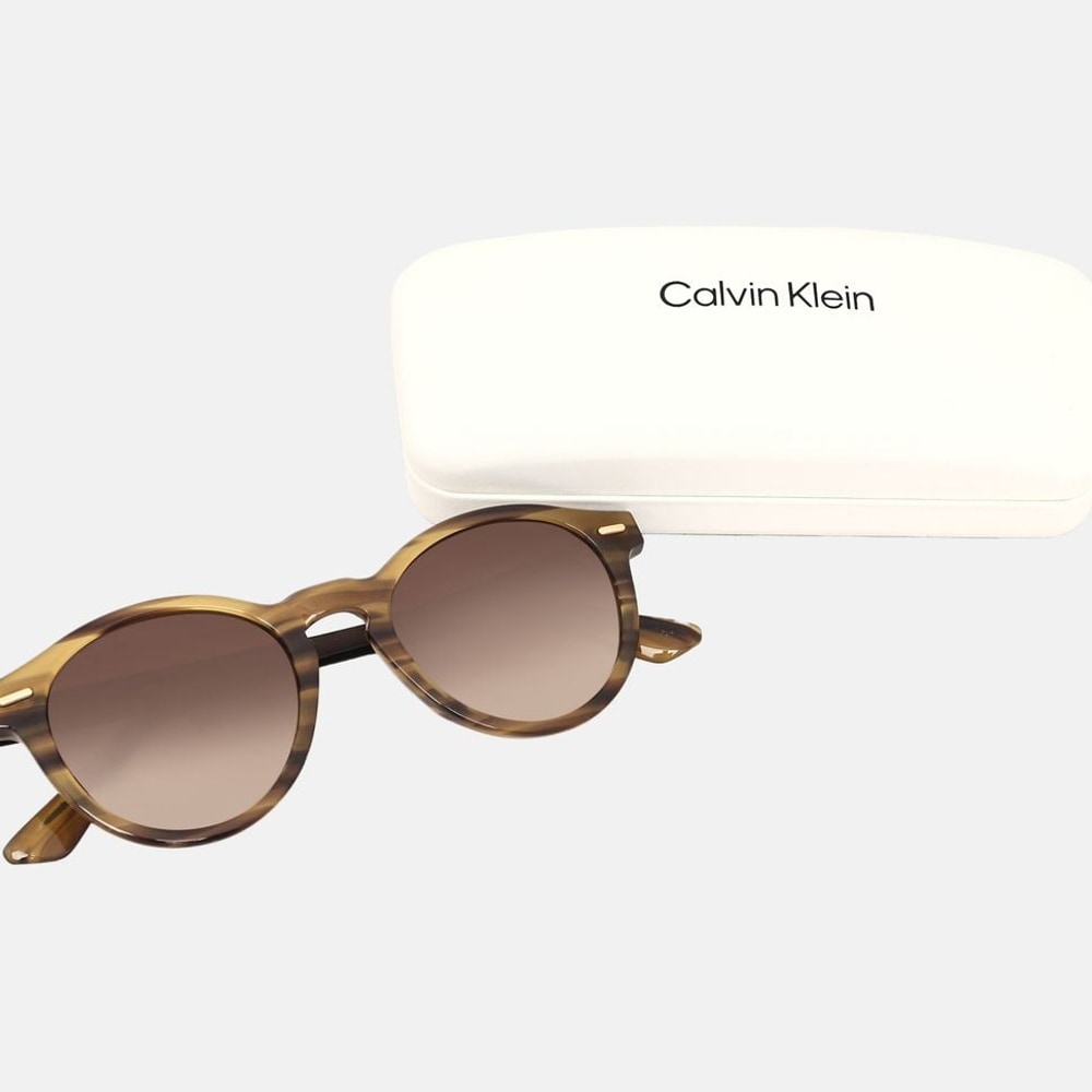 Calvin Klein Sunglasses Dark Yellow – Brille – Foto 3 von 4
