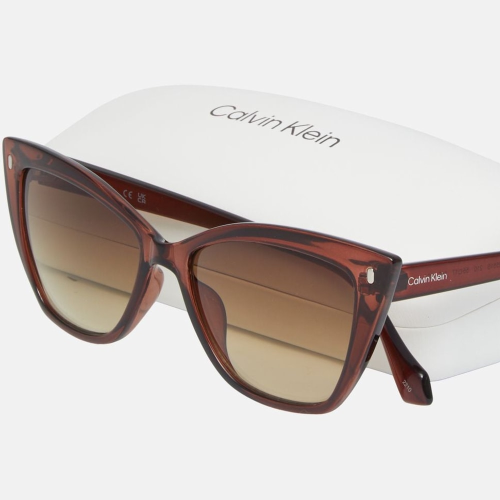 Calvin Klein Sunglasses Brown – brýle – fotka 3 z 4