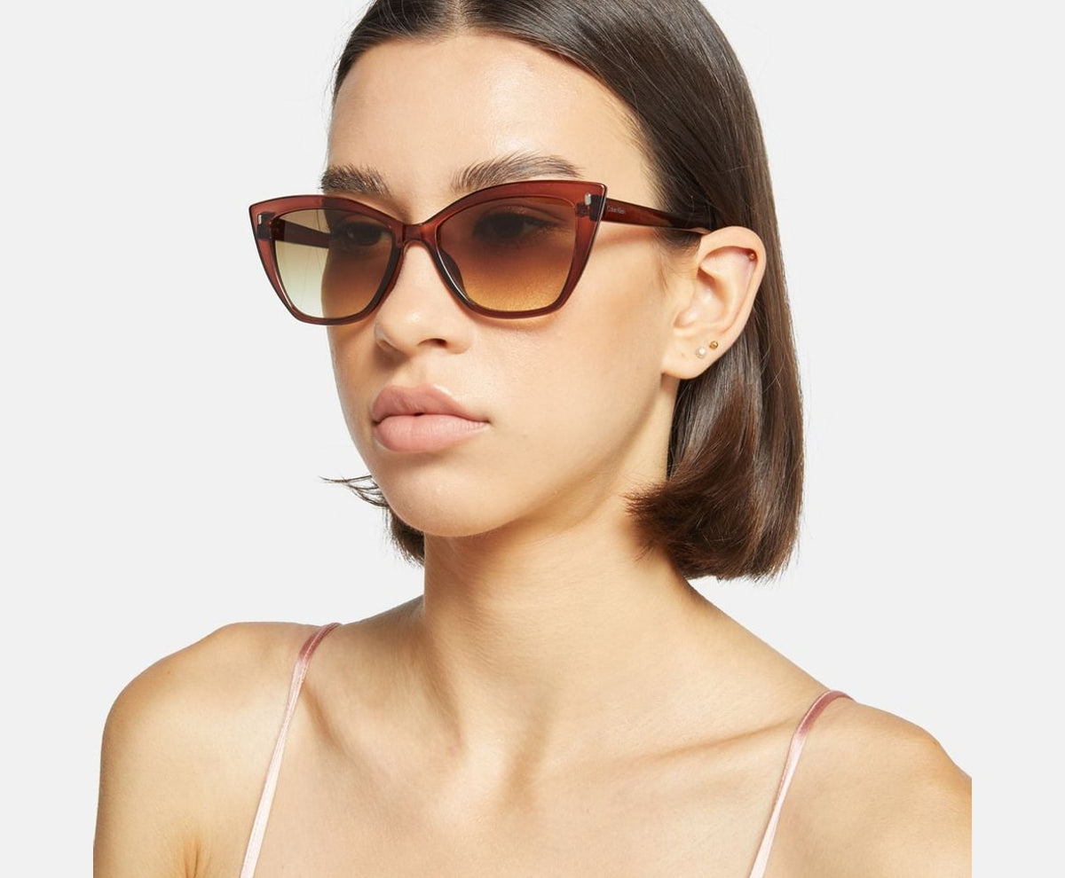 Calvin Klein Sunglasses Brown – brýle – fotka 4 z 4