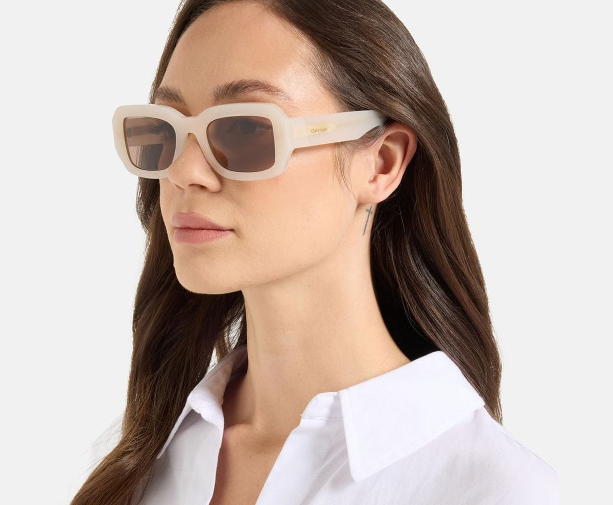 Calvin Klein Sunglasses White – Brille – Foto 4 von 4