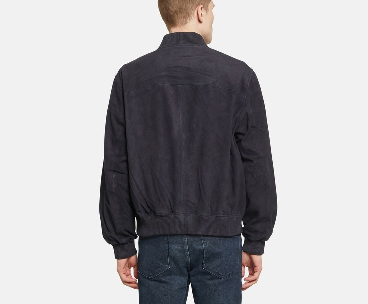 Calvin Klein Leather blouson Blue – kleding – foto 4 van 6