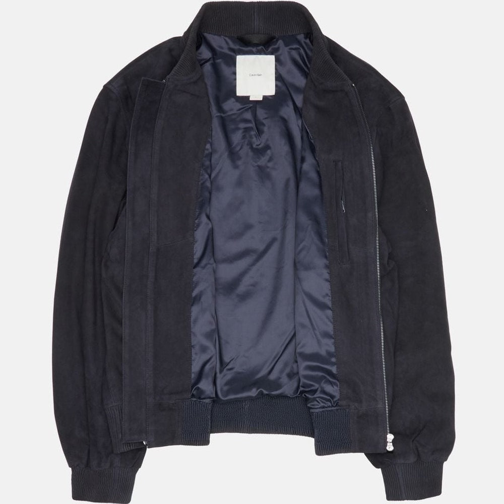 Calvin Klein Leather blouson Blue – kleding – foto 5 van 6