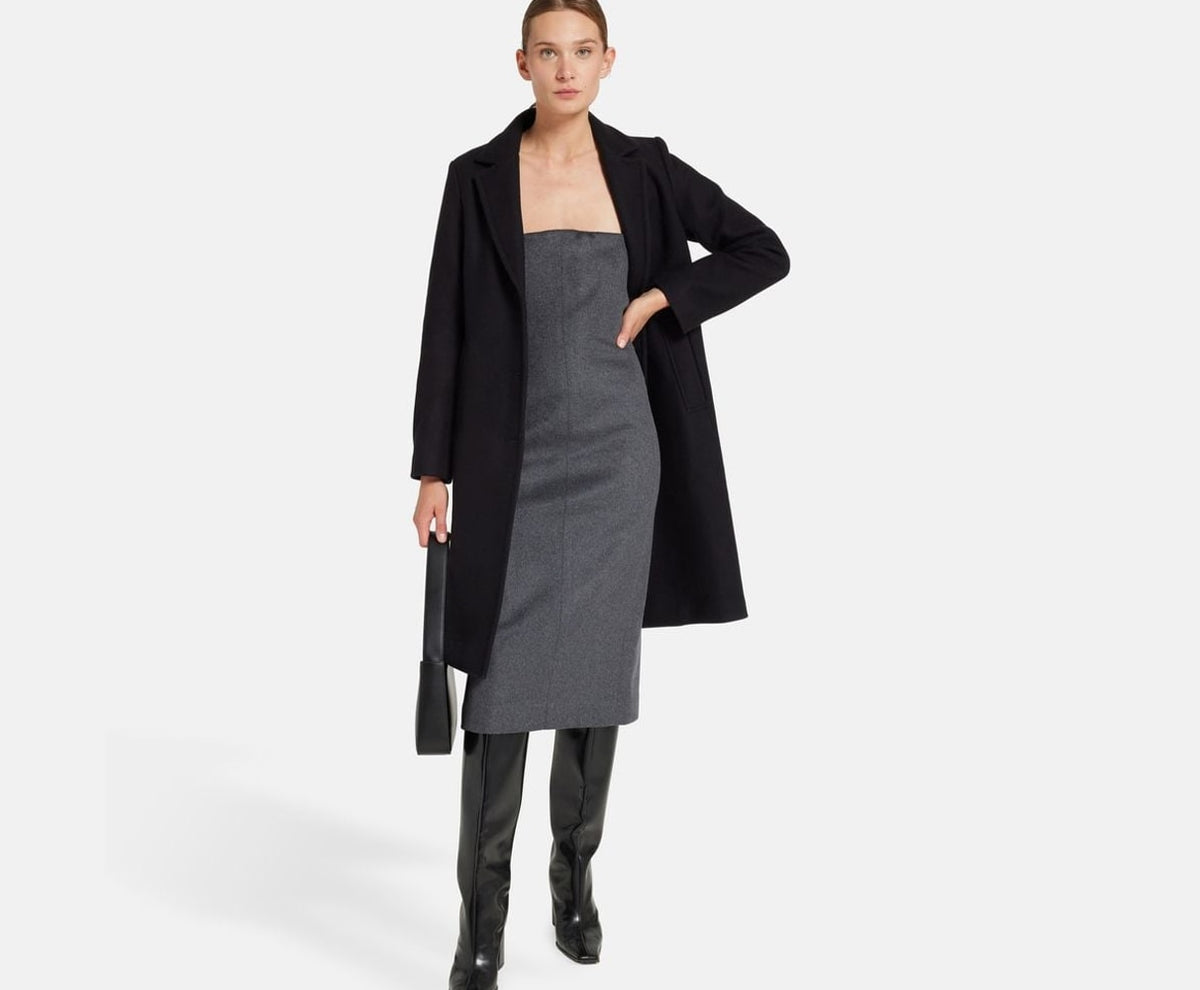 Calvin Klein Bandeau dress Grey – снимка 5 от 5