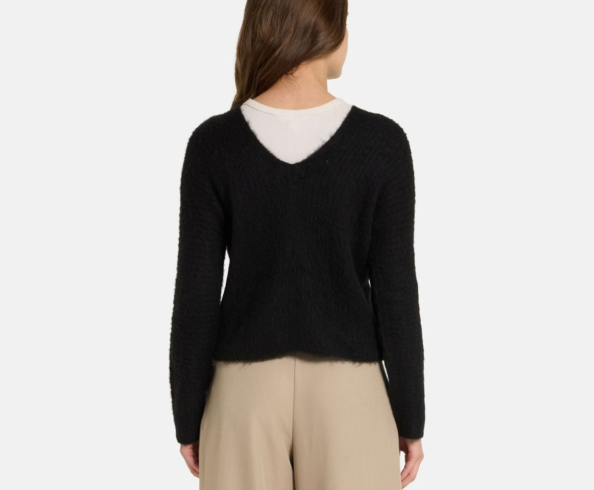 Calvin Klein Wool-blend cardigan Black – tøj – foto 4 af 5
