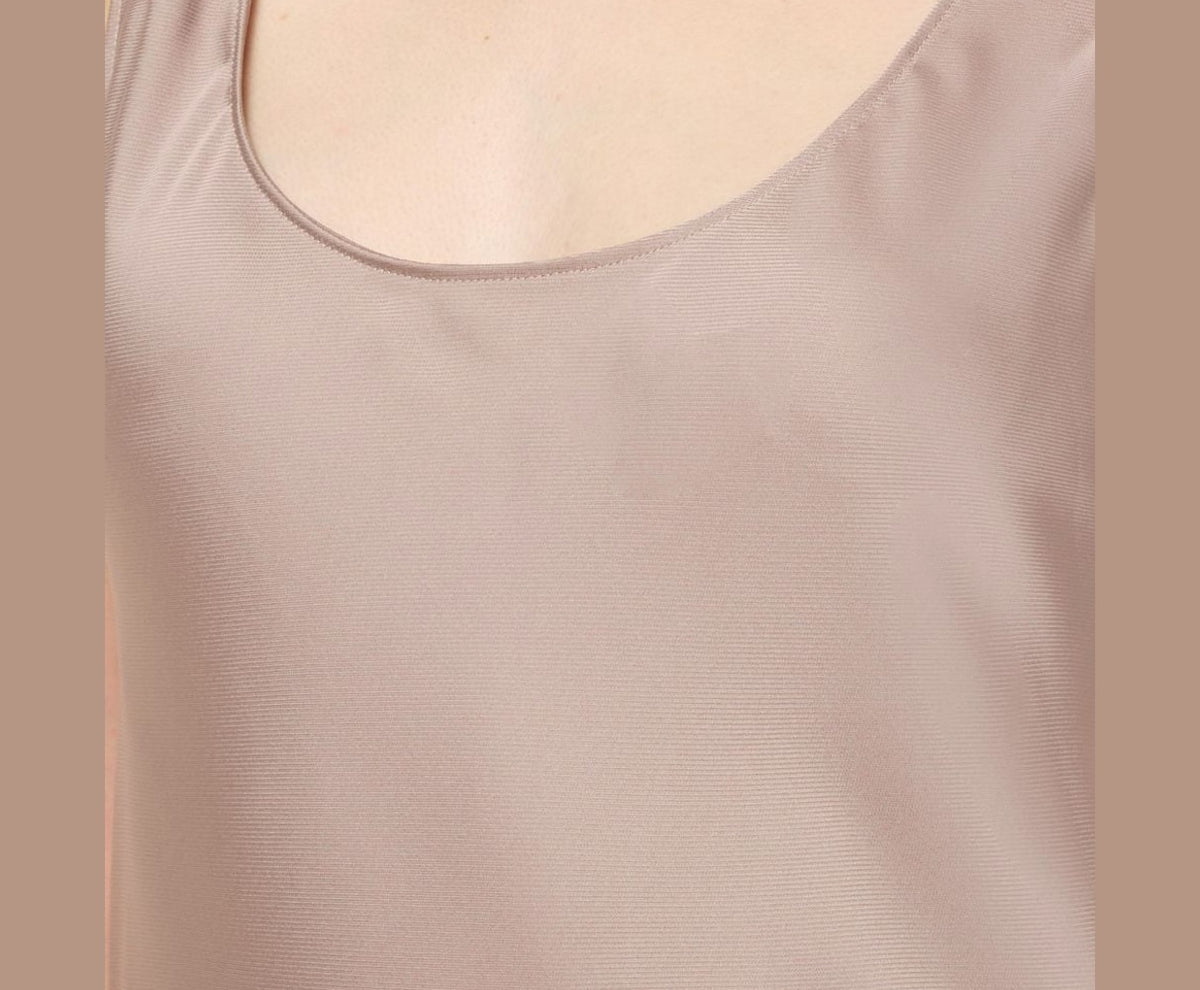 Calvin Klein Satin dress Hero Greige – tøj – foto 3 af 5