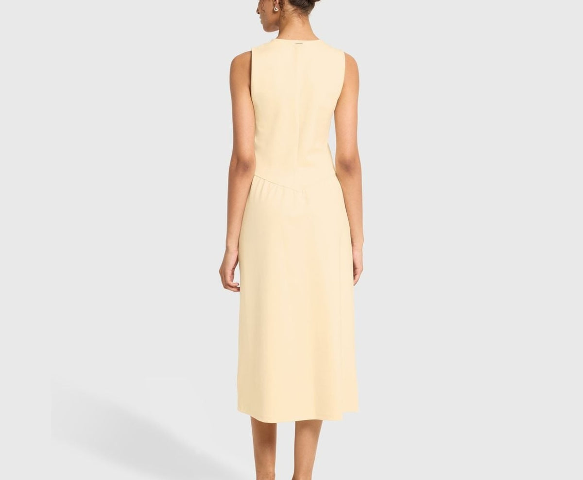 Calvin Klein Midi dress Light Yellow – odjeća – fotografija 4 od 5
