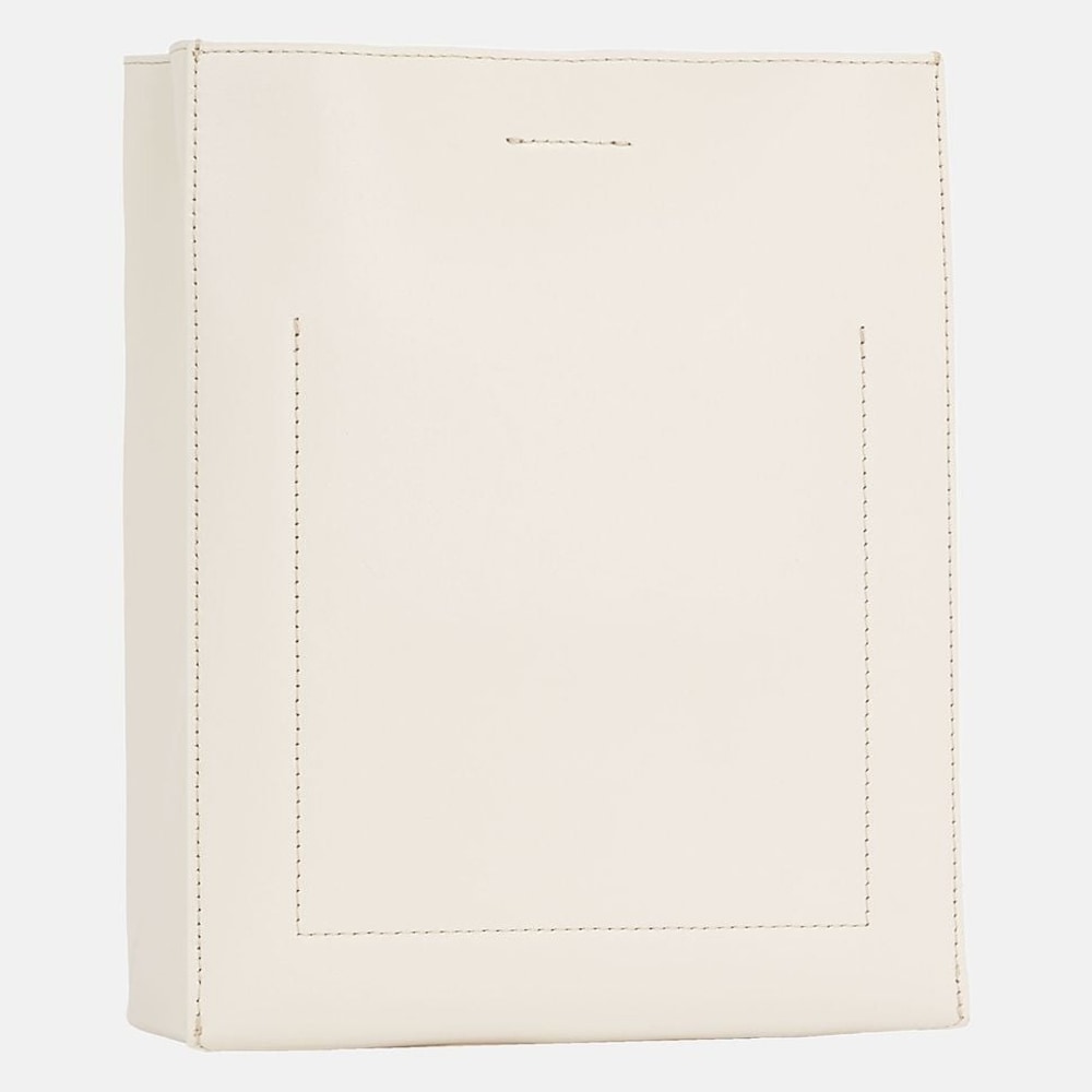 Calvin Klein Leather cross body bag White – taška – fotka 4 z 5