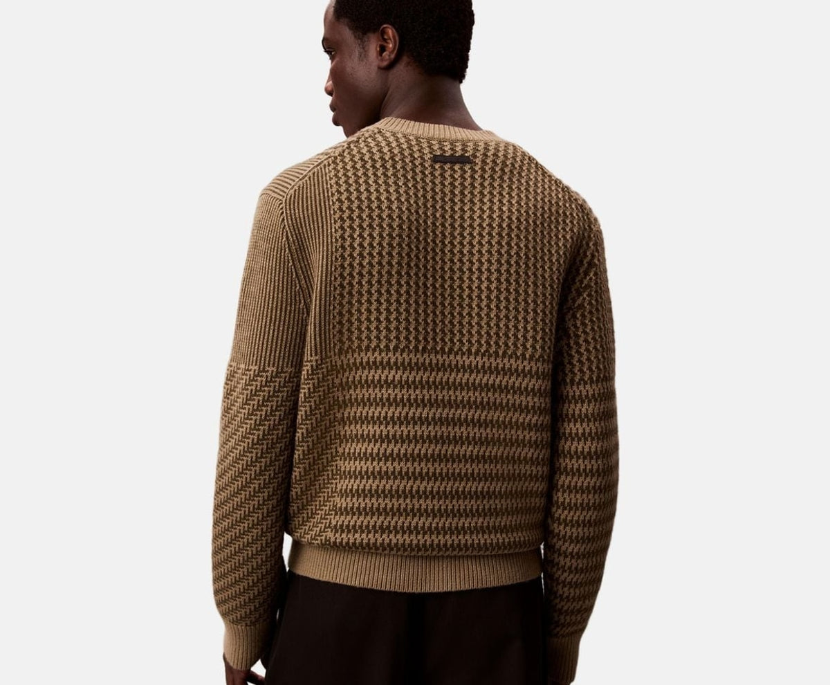 Calvin Klein Wool-blend pullover Beige – oblečení – fotka 4 z 5