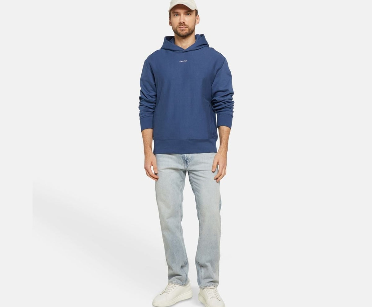 Calvin Klein Hoodie Dark Blue – mikina – fotka 5 z 5