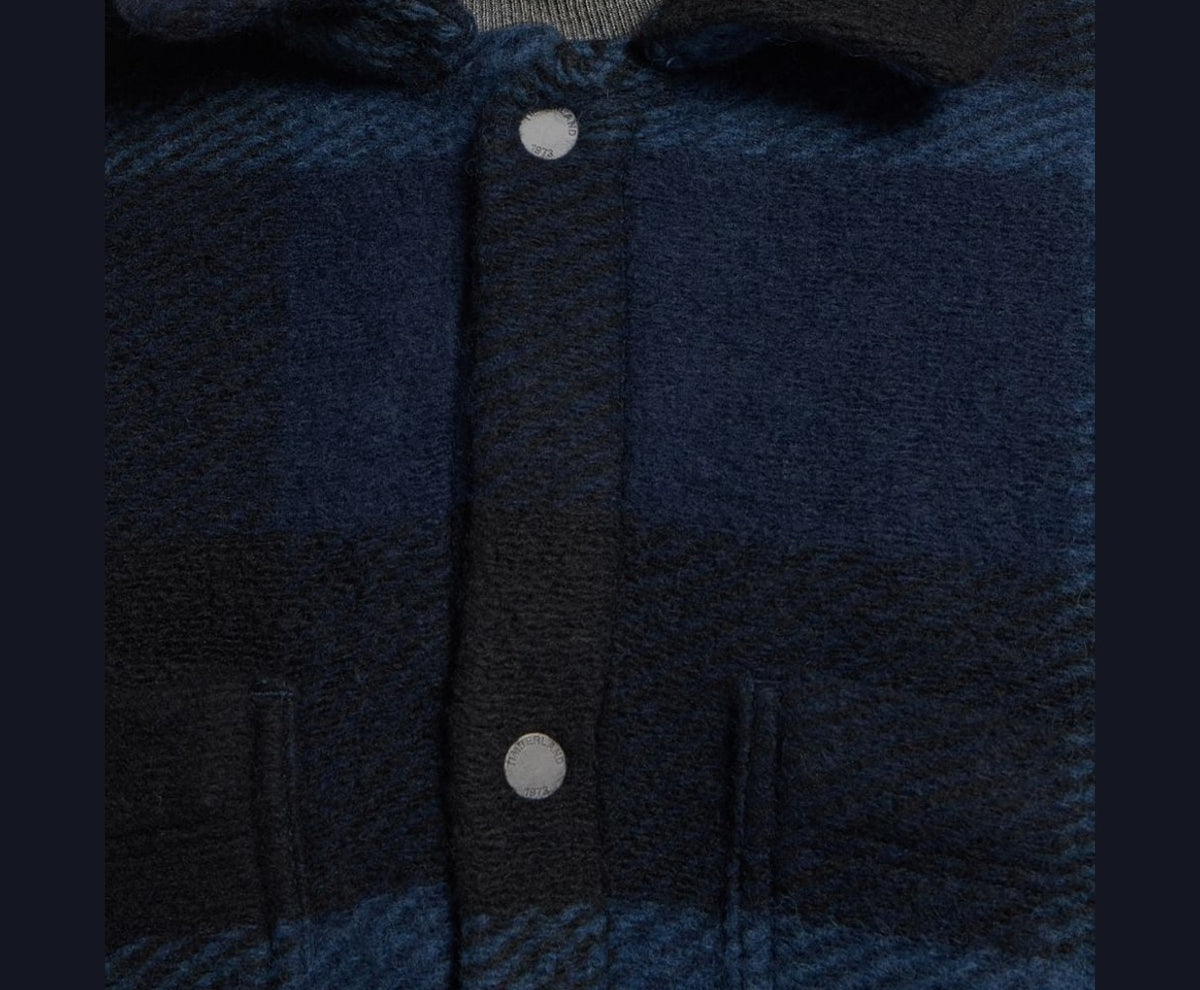 Timberland Wool-blend shacket Midnight Blue – ropa – foto 3 de 6