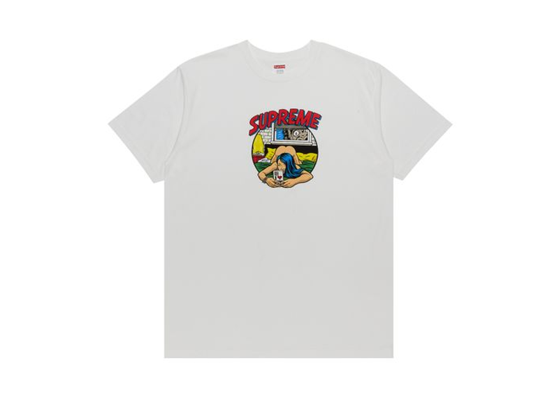 Supreme Bedroom Tee White-Supreme-pikastore.cz