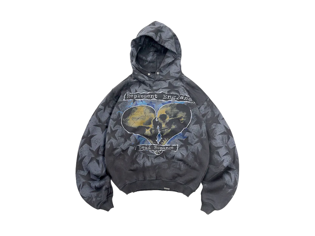 Represent Romance Hoodie Vintage Black