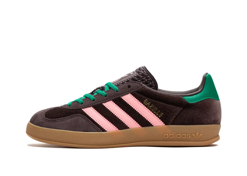 Adidas Gazelle Indoor Dark Brown Glow Pink