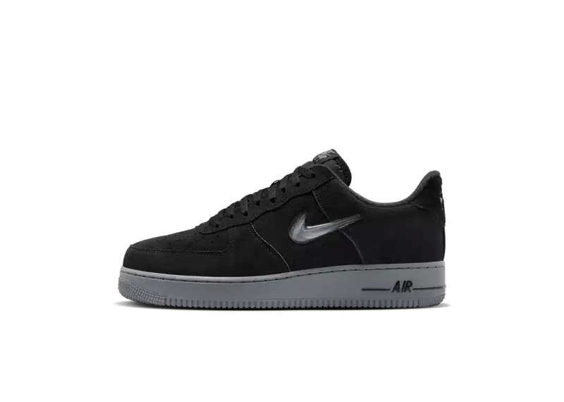 Nike Air Force 1 Low Jewel Black Suede-Nike-pikastore.cz