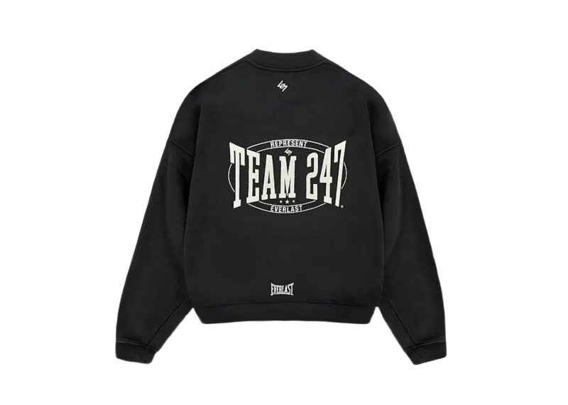 Represent 247 x Everlast Training Camp Boxy Sweater Off Black-Represent-pikastore.cz