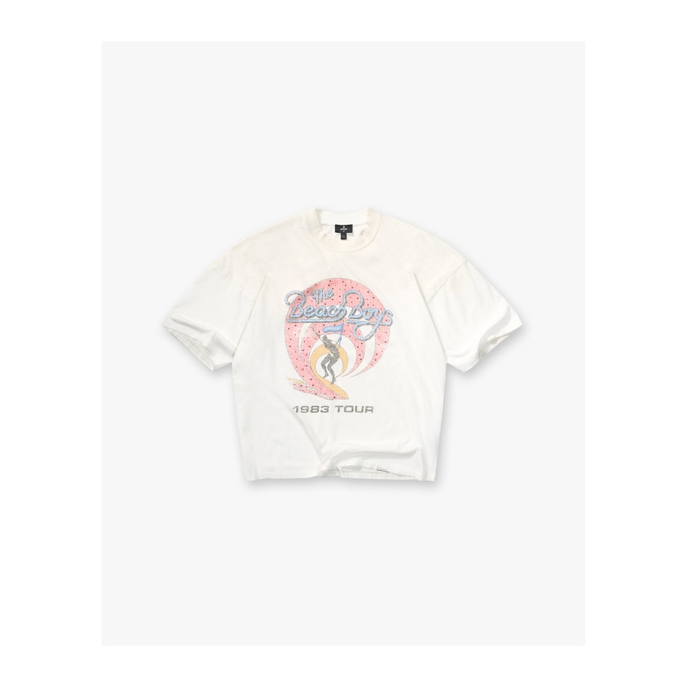 Represent x Beach Boys Tour T-Shirt Washed Ecru