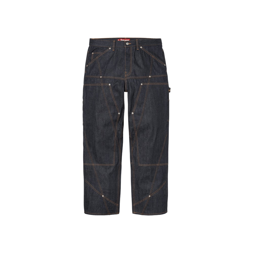 Supreme Paneled Double Knee Painter Pant Rigid Indigo