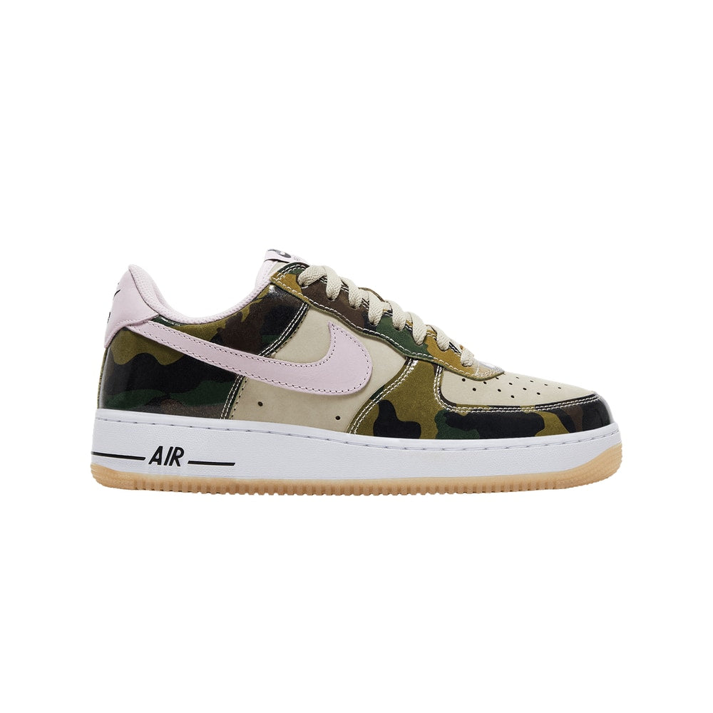 Nike Air Force 1 Low Patent Camo – boty, béžová