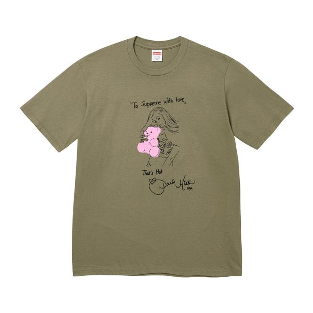 Supreme Paris Tee Light Olive – тениска
