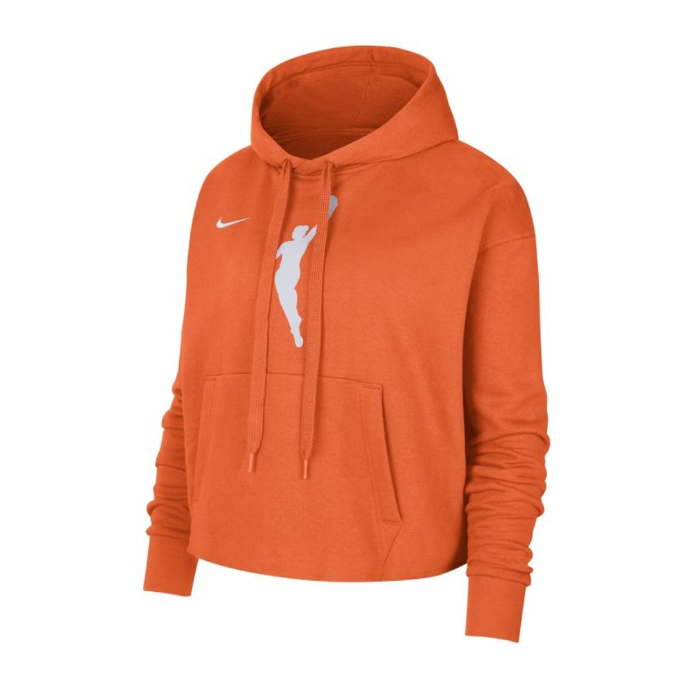 Nike WNBA Team 13 Courtside Wmns Cropped Pullover Hoodie Brilliant Orange – felpa