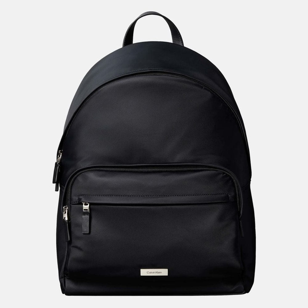 Calvin Klein Backpack Sleek Round Black – mochila, negro
