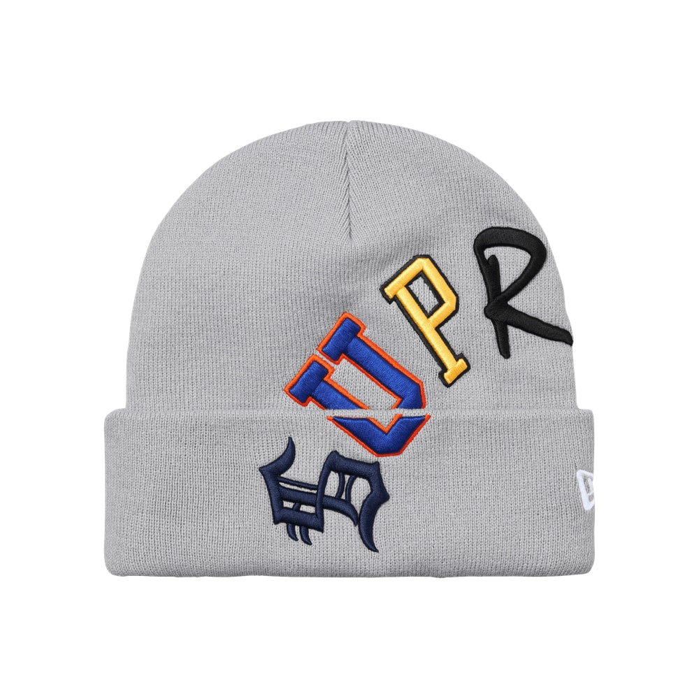 Supreme New Era Arc Beanie Grey