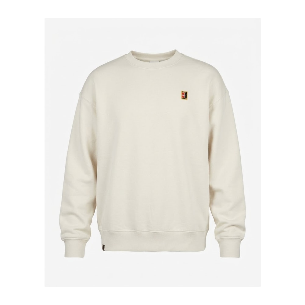 Nike NikeCourt Men's French Terry Crewneck Top Phantom – hanorac