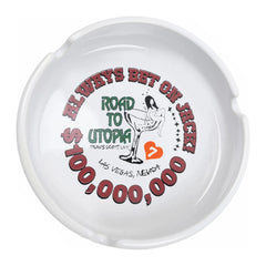 Travis Scott Road to Utopia Las Vegas Ashtray White