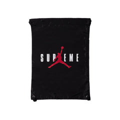 Supreme x Jordan Drawstring Bag Black