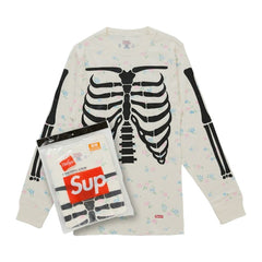 Supreme x Hanes Bones Thermal Crew (1 Pack) FW26 Floral