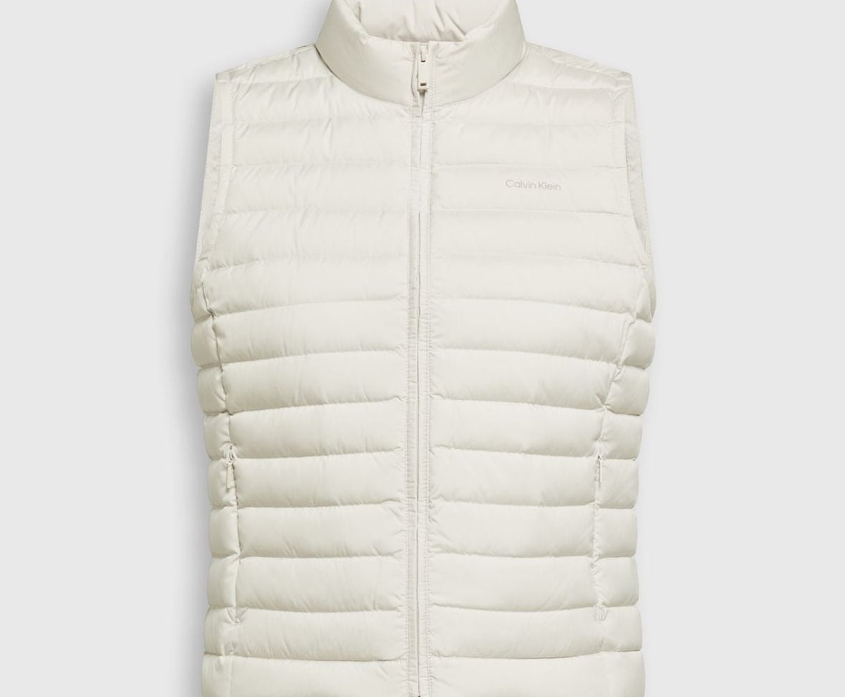 Calvin Klein Down gilet Putty – clothing