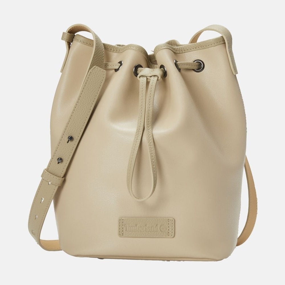 Timberland Leather backpack Sand – Tasche