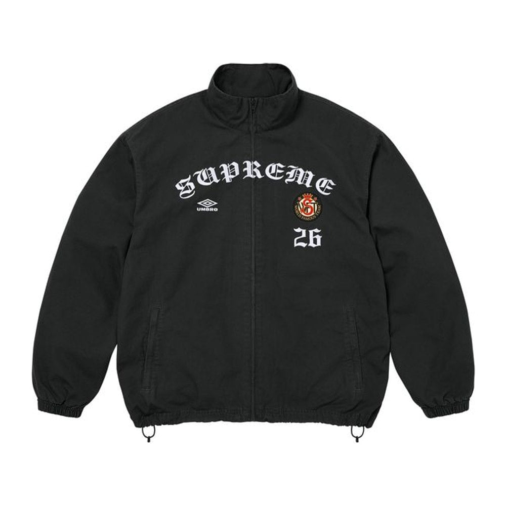 Supreme x Umbro Cotton Ripstop Track Jacket Black – jakna