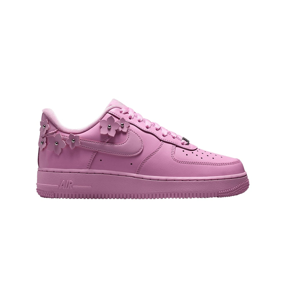 Nike Wmns Air Force 1 07 Pink Foam Metallic Silver – sneakers, silver