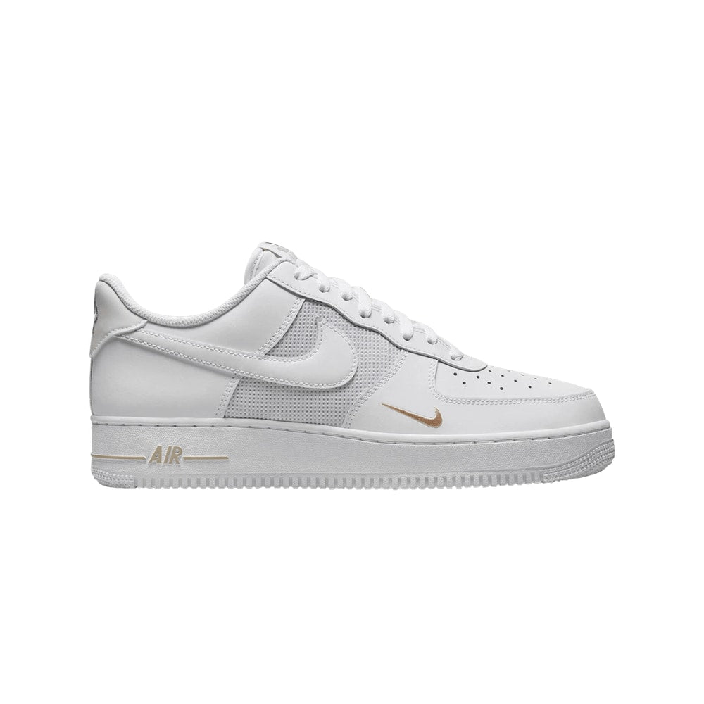 Nike Air Force 1 Low White Desert Khaki Mini Swoosh