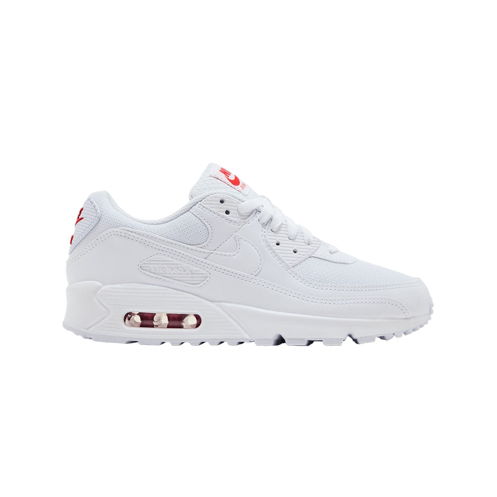 Nike Air Max 90 White Light Crimson – scarpe, bianco