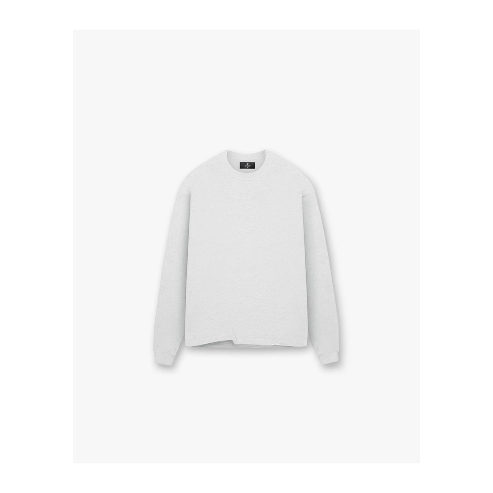 Represent Initial Long Sleeve T-Shirt Ice Grey Marl