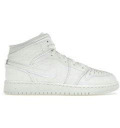 Air Jordan Jordan 1 Mid Triple White (2023) (GS)