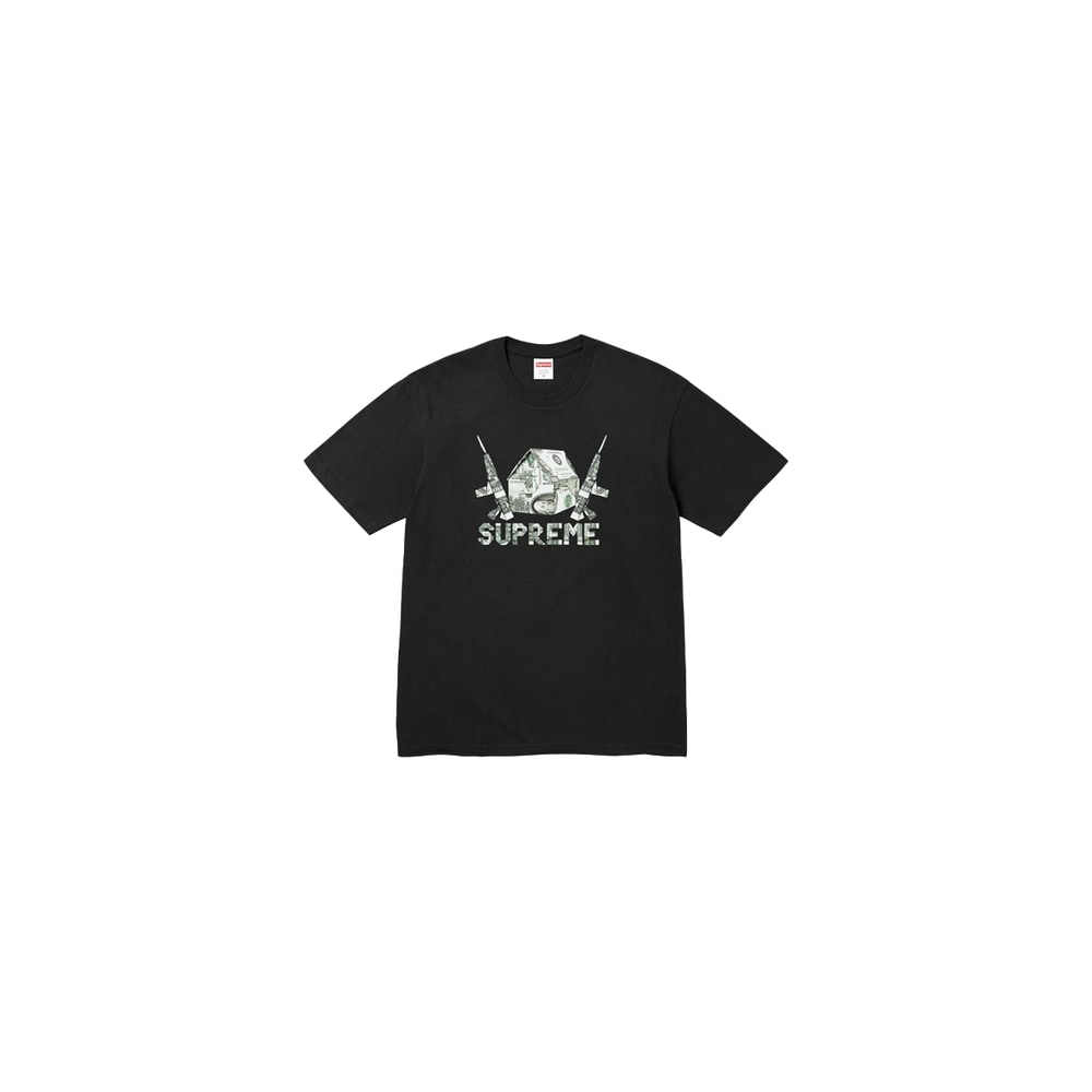 Supreme Origami Tee Black – tričko, černá